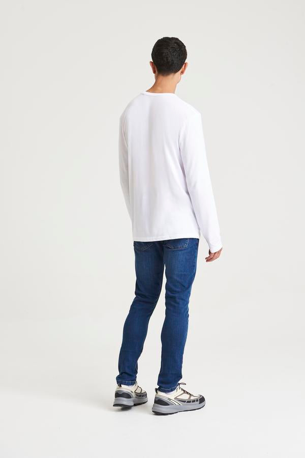 Awdis Just T's Triblend Long Sleeve T-Shirt Modern Fit Soft Fabric Casual Wear