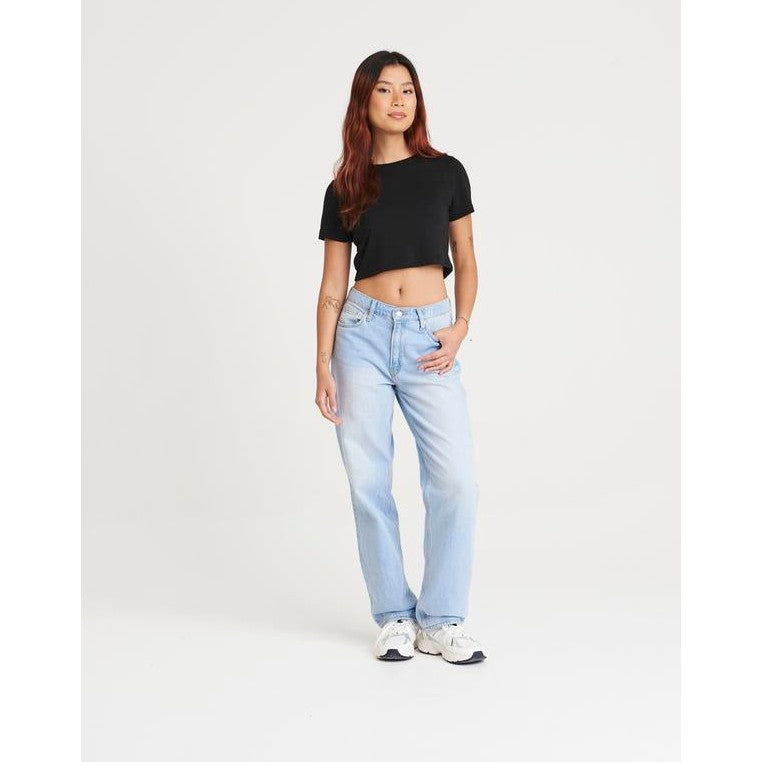 Awdis Just T's Women's Cropped Triblend T-Shirt, Short Sleeve, Girlie Fit