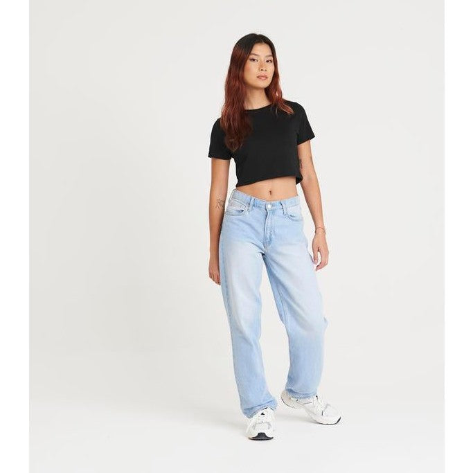 Awdis Just T's Women's Cropped Triblend T-Shirt, Short Sleeve, Girlie Fit