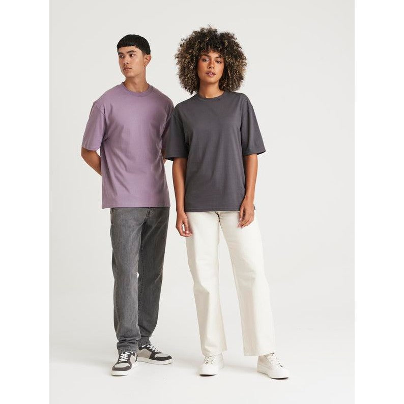 Awdis Just T's Oversize 100 T Shirt 100% Cotton Crew Neck Unisex Casual Wear