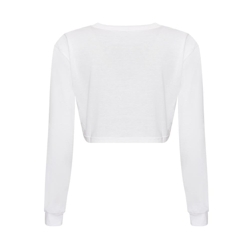 Awdis Just T's Women's Long Sleeve Cropped T-Shirt Triblend Casual Top