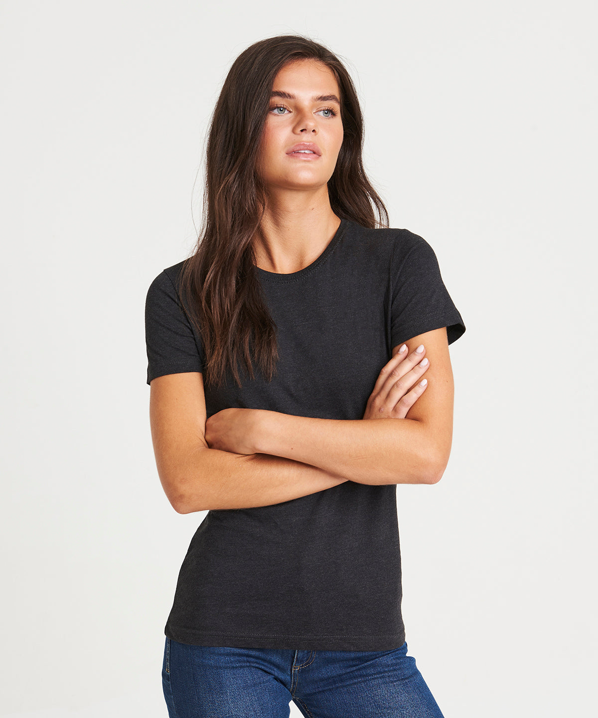 Awdis Just T's Women's Triblend Crew Neck T-Shirt Soft Comfortable Fit