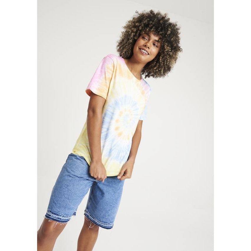 Awdis Just T's Tie-Dye T-Shirt Short Sleeve Combed Cotton Unique Design