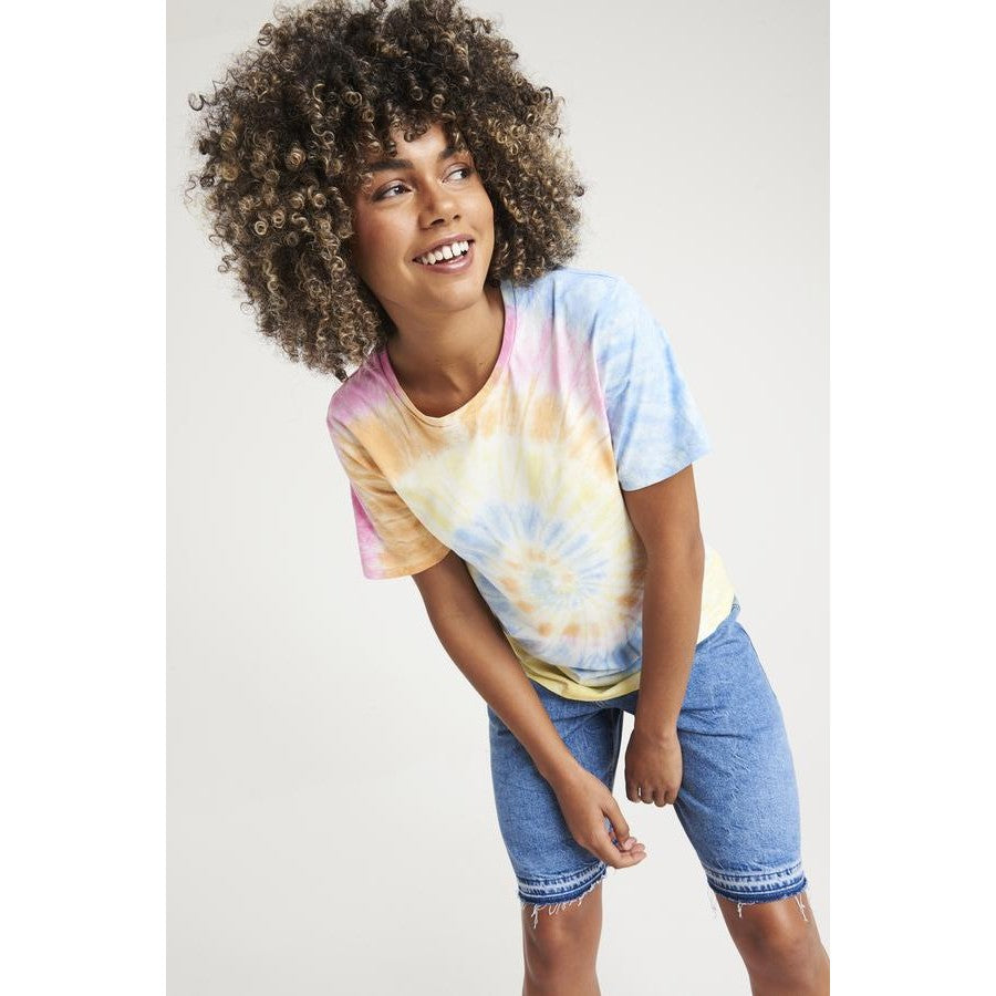 Awdis Just T's Tie-Dye T-Shirt Short Sleeve Combed Cotton Unique Design