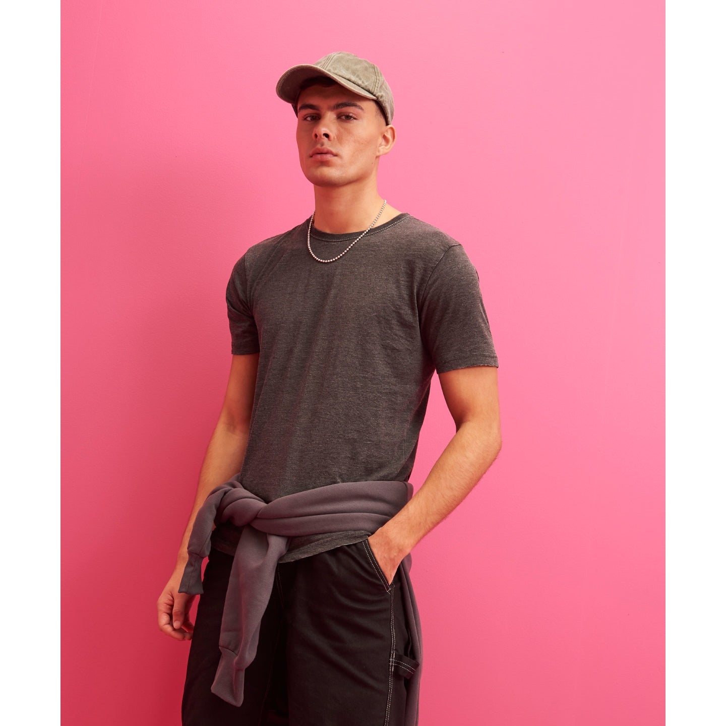 Awdis Just T's Washed T-Shirt Unisex Soft Touch Fashion Fit Crew Neck
