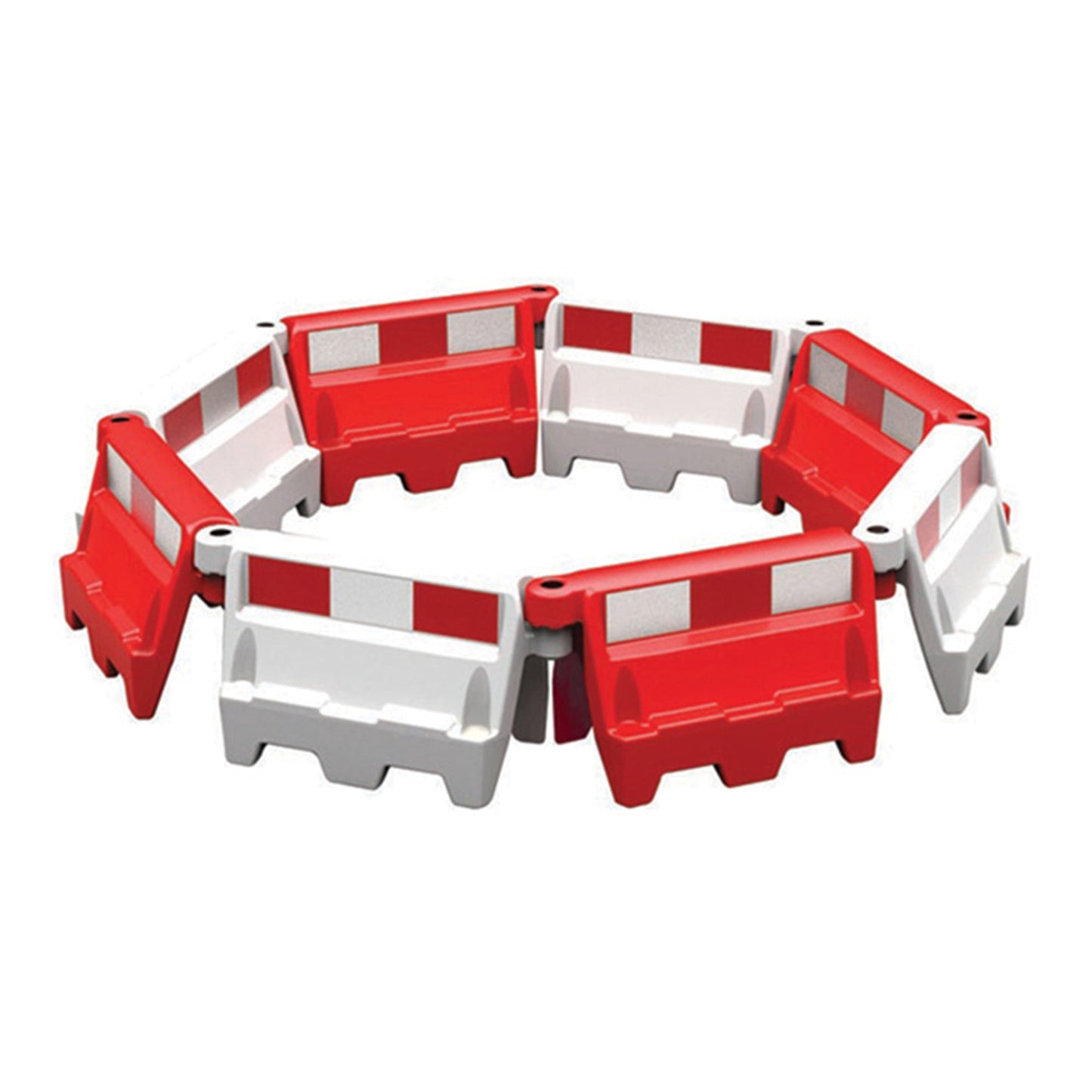 JSP Roadbloc Traffic Separator Reflective Mini Roundabout Water-Filled 8 Units