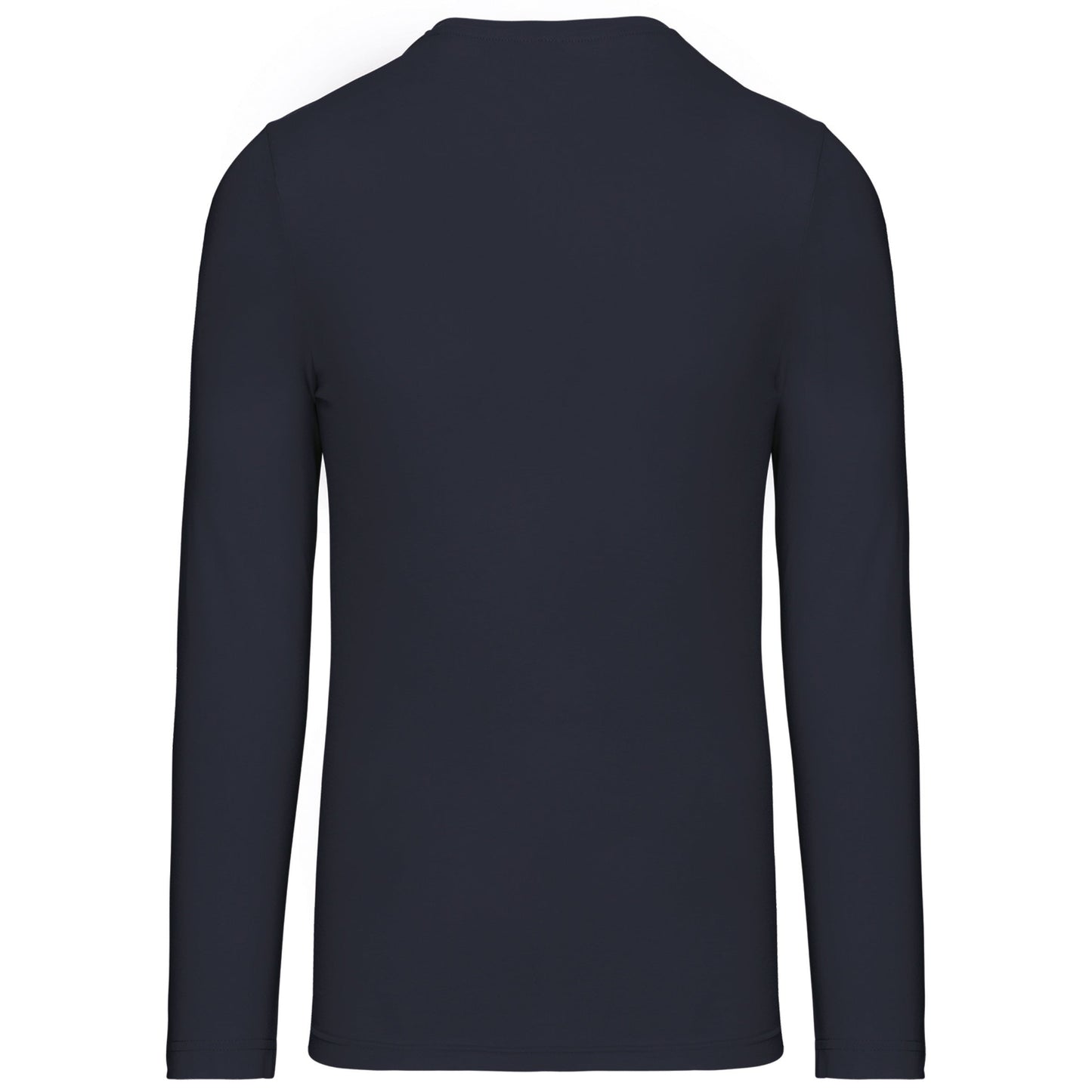 Kariban Men's Long-Sleeved V-Neck T-Shirt 100% Cotton Enzyme Washed Slim Fit