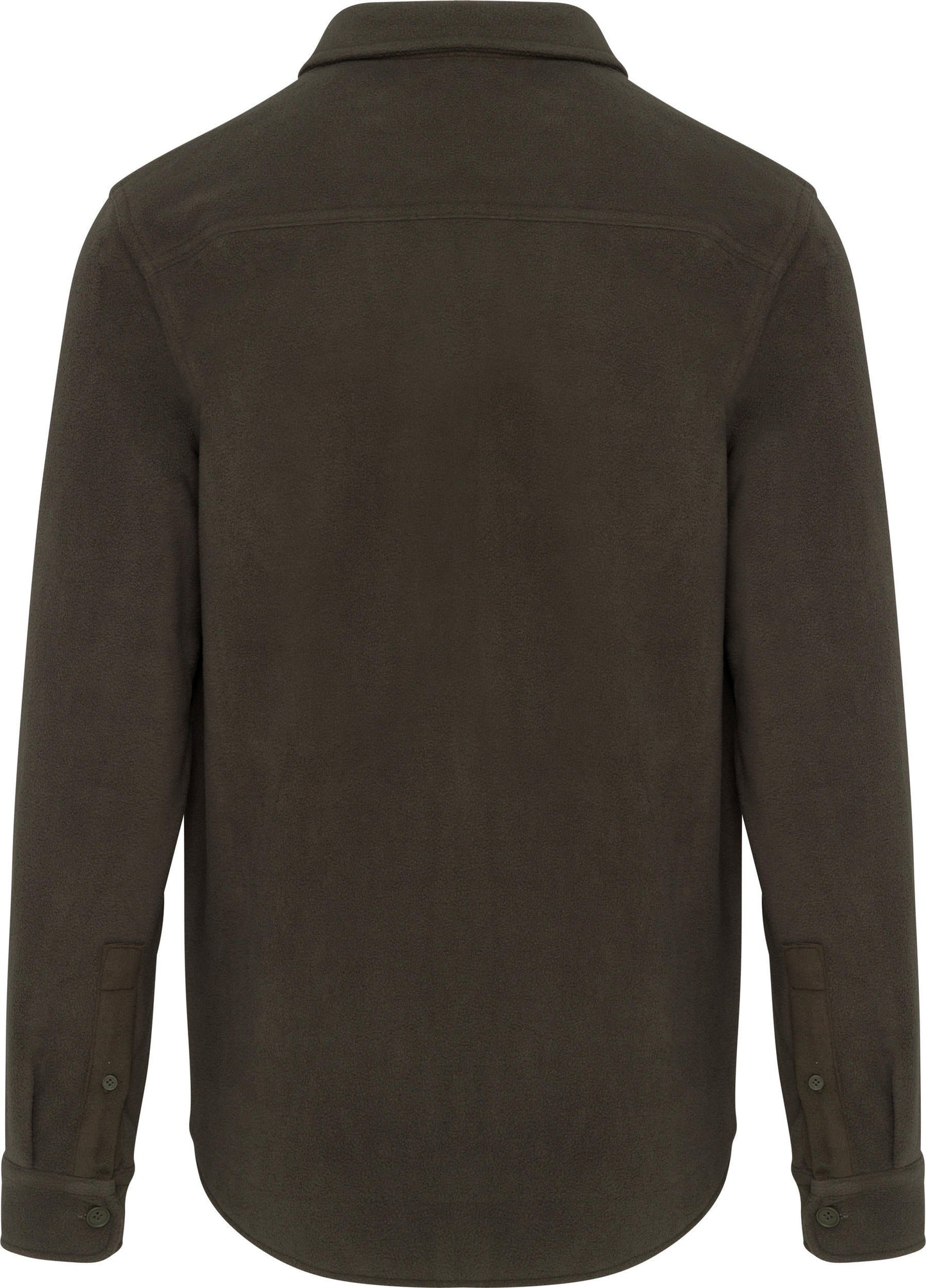 Kariban Sherpa-Lined Fleece Overshirt Soft Warm Microfleece 2 Chest Pockets