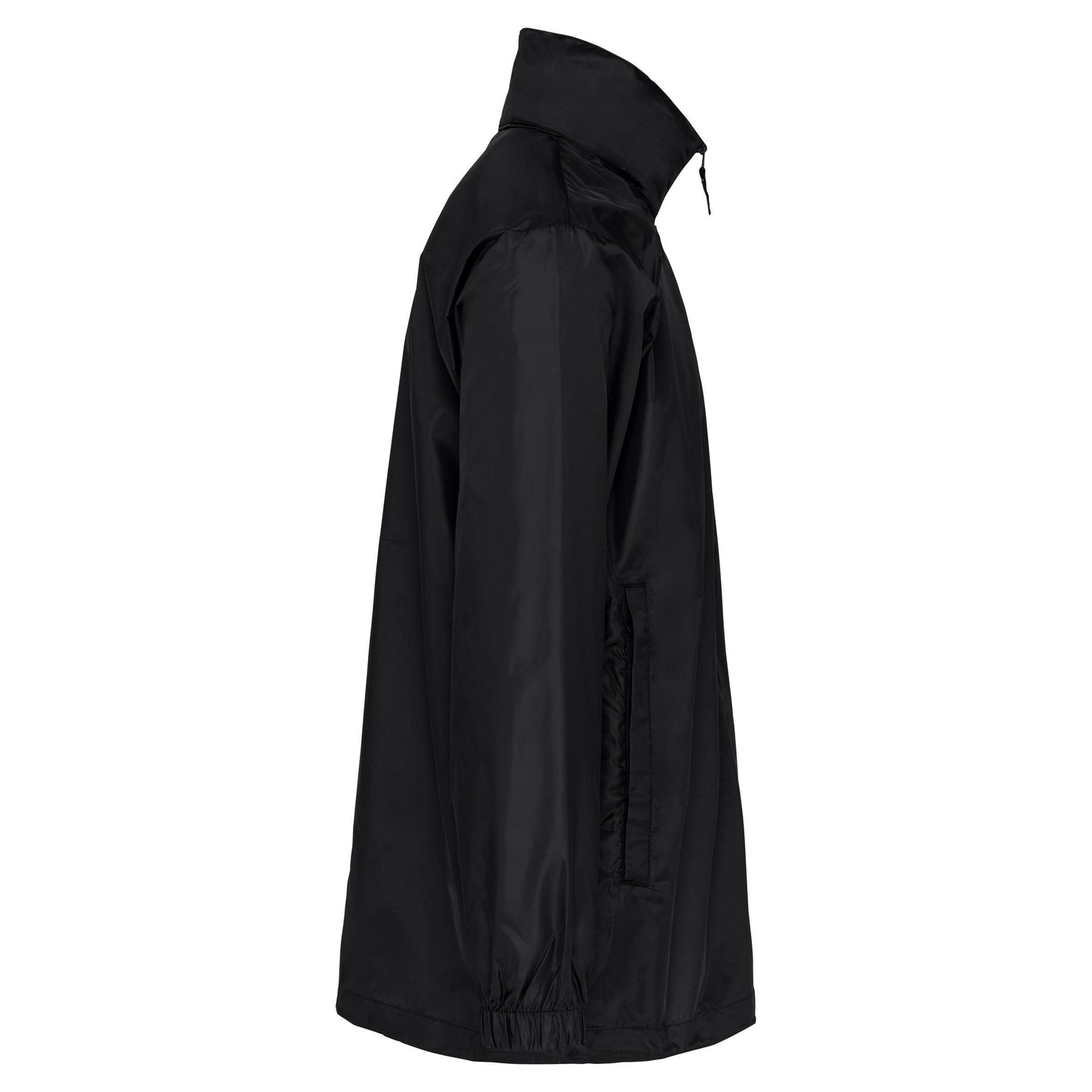 Kariban Windbreaker Jacket with Concealed Hood and Zipped Pockets, 100% Poly