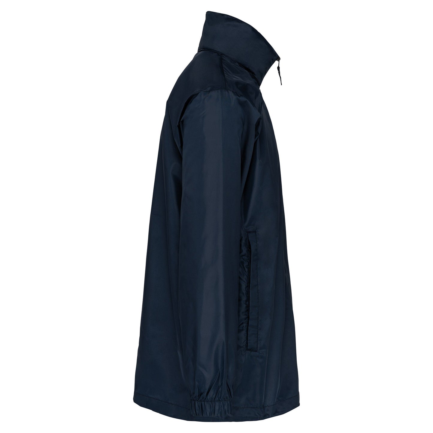 Kariban Windbreaker Jacket with Concealed Hood and Zipped Pockets, 100% Poly