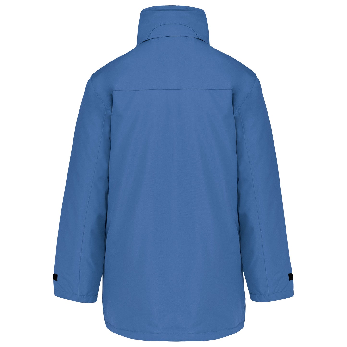 Kariban Quilted Parka with Concealed Hood, Fleece Collar, 2 Zipped Pockets