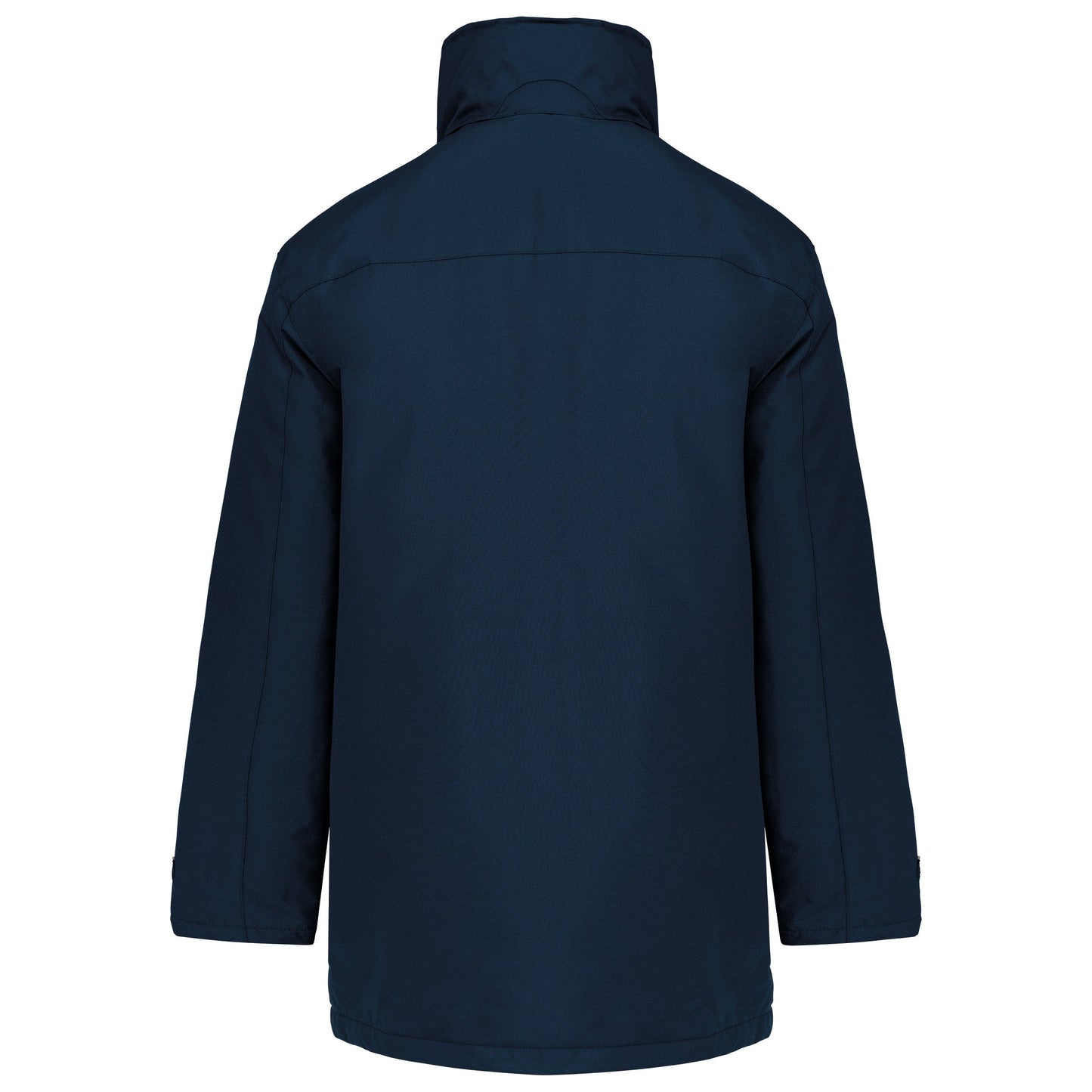 Kariban Quilted Parka with Concealed Hood, Fleece Collar, 2 Zipped Pockets