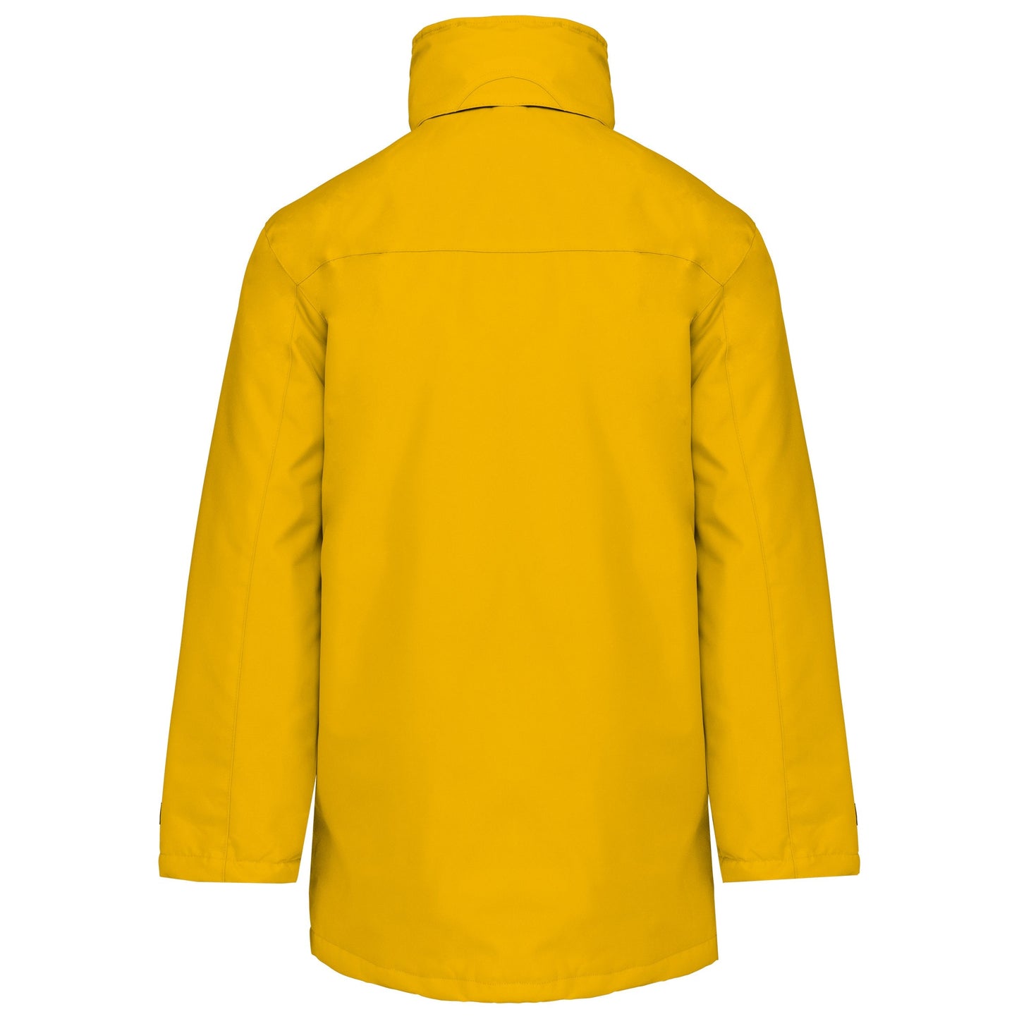 Kariban Quilted Parka with Concealed Hood, Fleece Collar, 2 Zipped Pockets