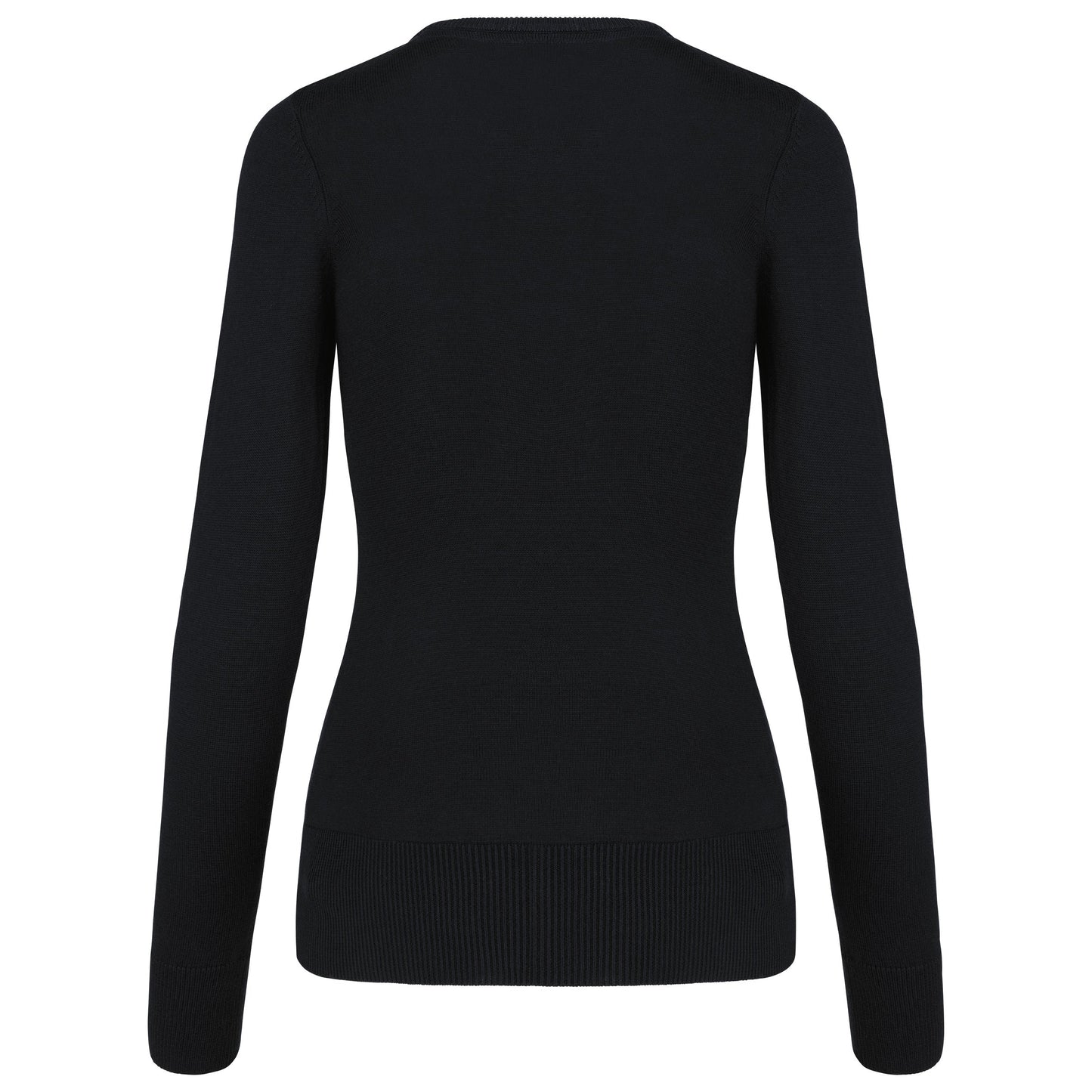 Kariban Ladies V-Neck Jumper 50% Cotton 50% Acrylic Shaped Style BSCI Certified