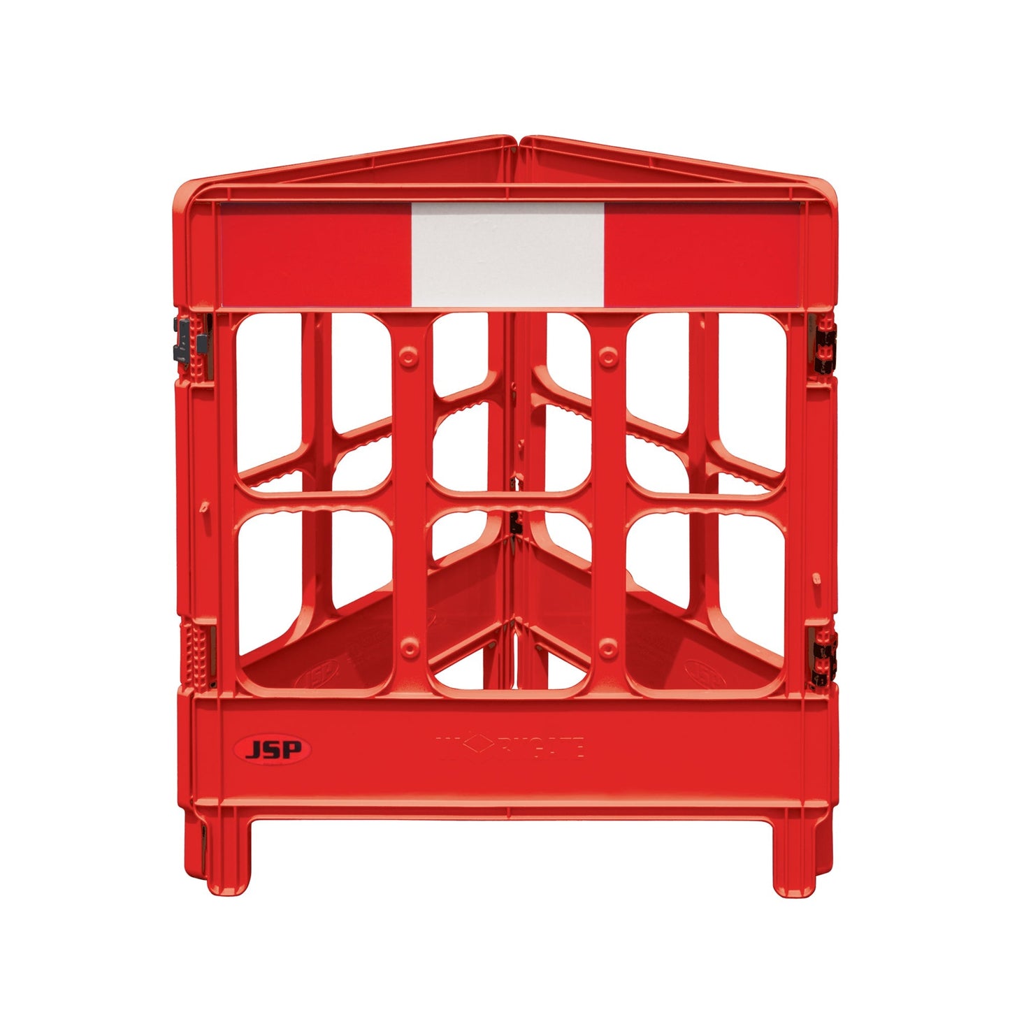 JSP Workgate 3 Gate with Reflectives Flexible Barrier for Contractors Yellow