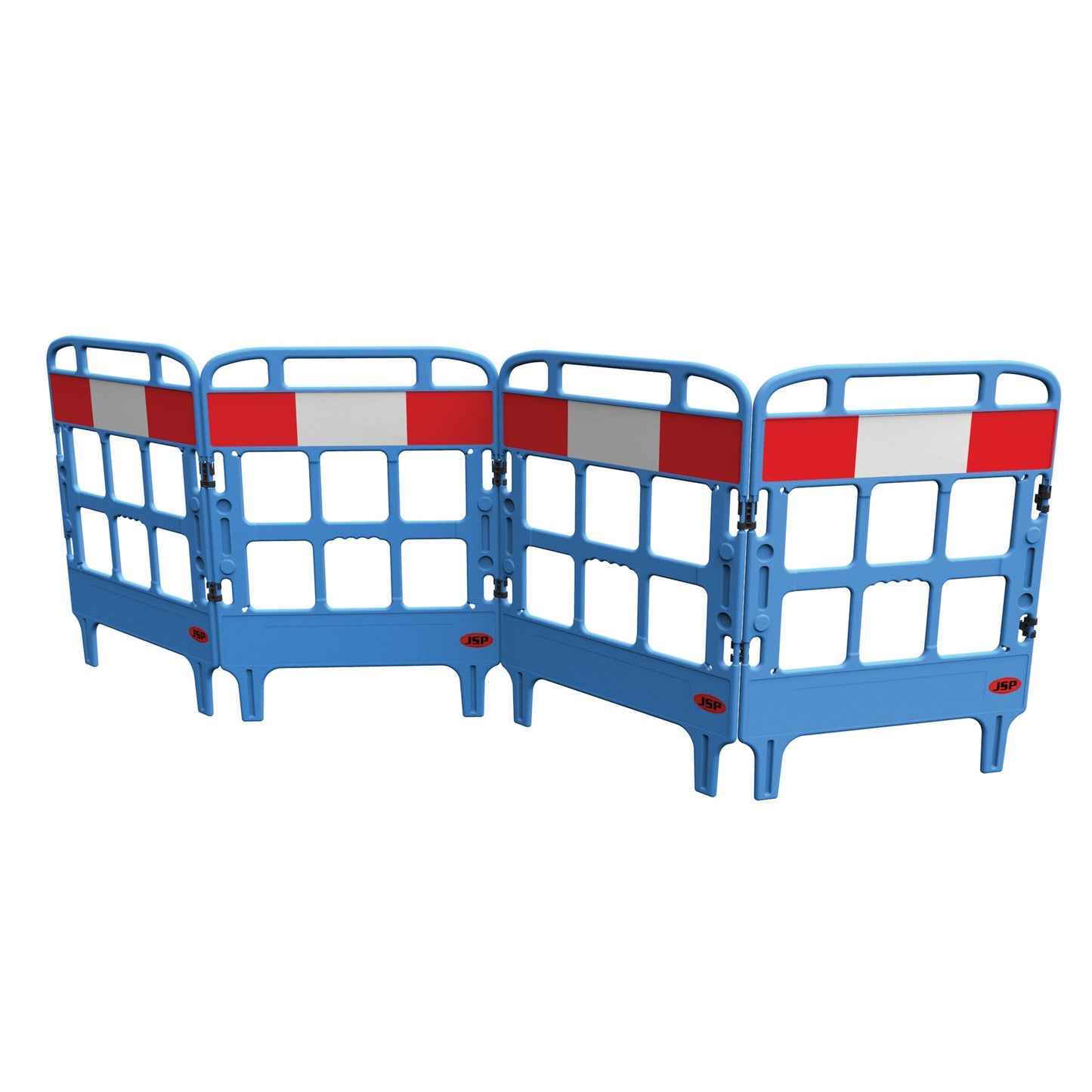 JSP Portagate 4 Gate Compact Barrier System with Reflective Panels and Stability