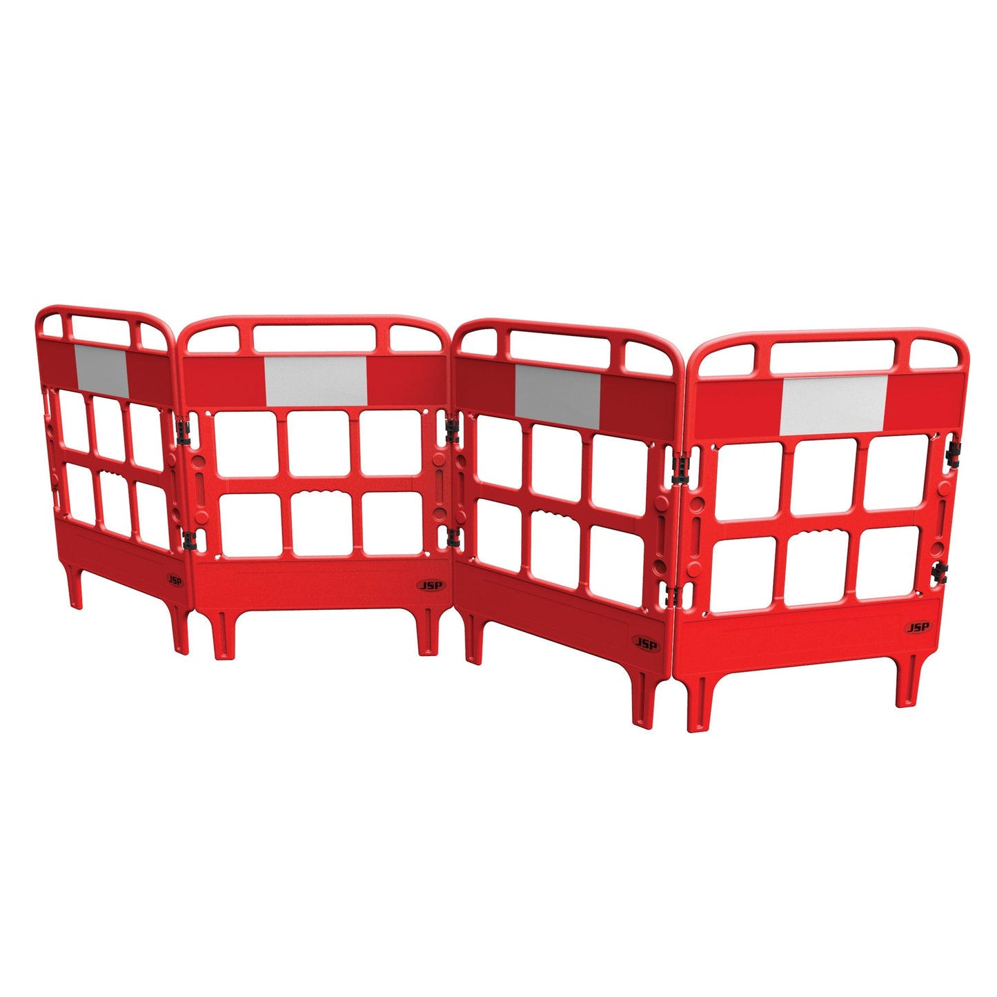 JSP Portagate 4 Gate Compact Barrier System with Reflective Panels and Stability