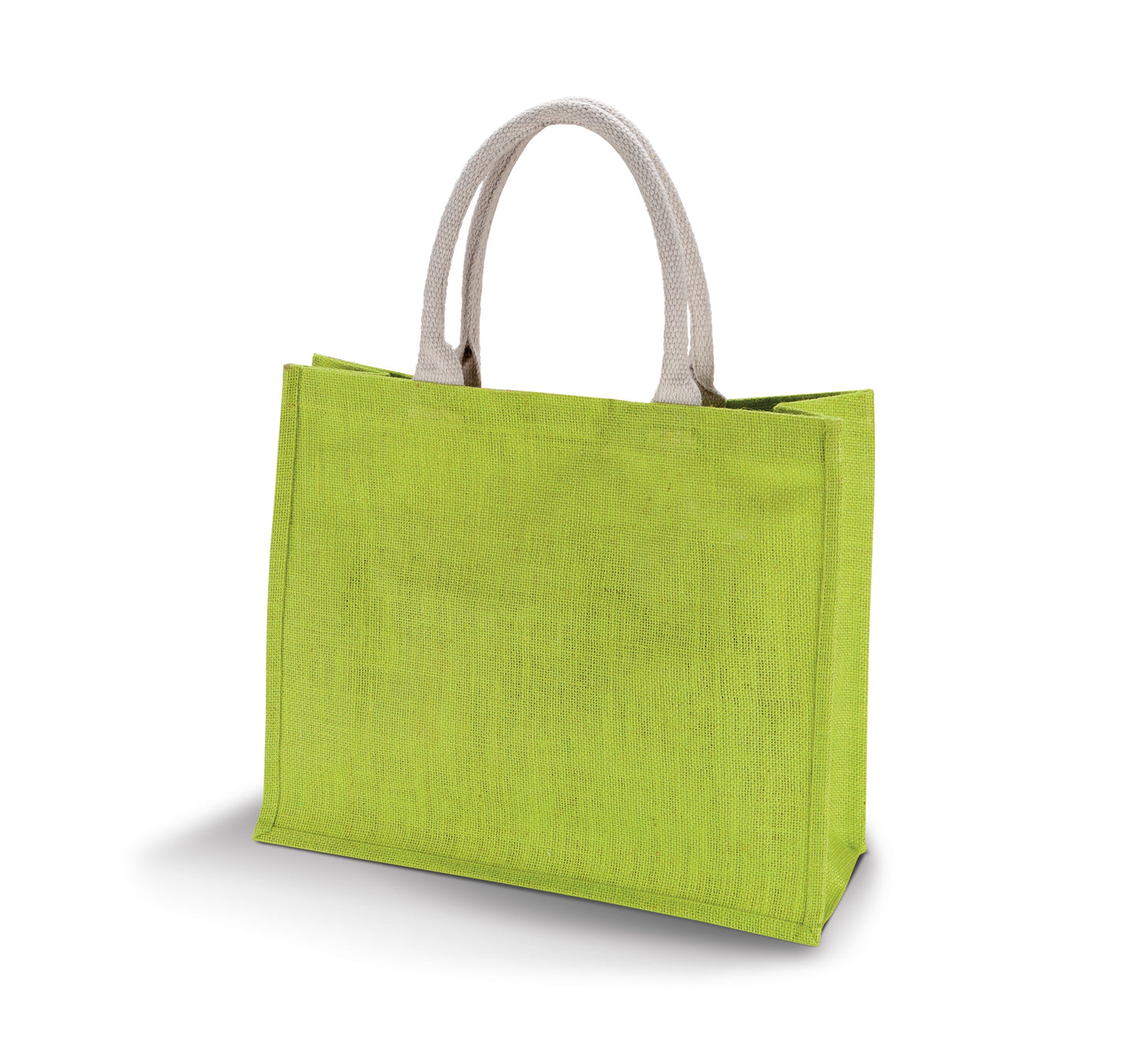 Kimood Jute Beach Bag with Cotton Handles and Tear Release Closure 42x36cm