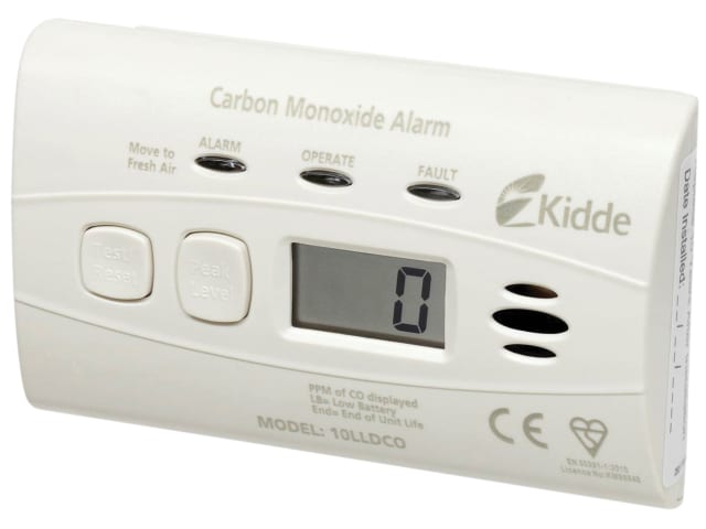 Kidde 10LLDCO 10-Year Digital Carbon Monoxide Alarm with Sealed Battery