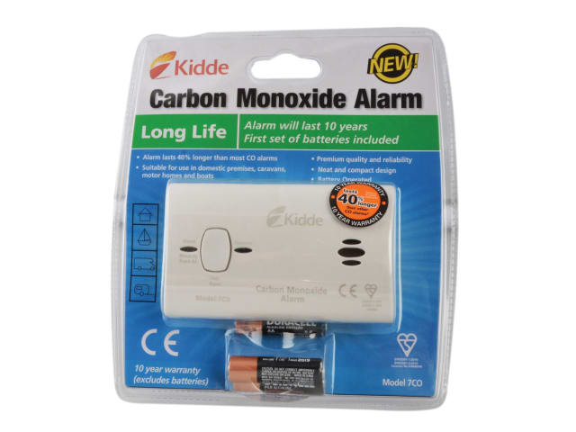 Kidde 7COC Carbon Monoxide Alarm 10-Year Sensor Wall/Tabletop Use EN50291
