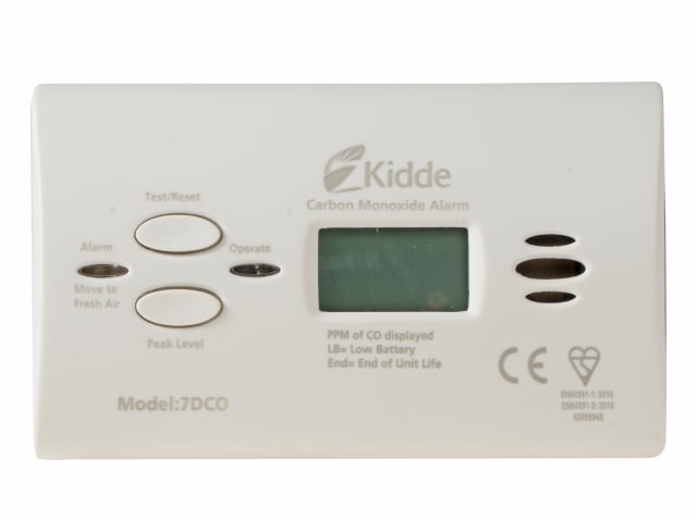 Kidde K7DCO Digital Carbon Monoxide Alarm 10-Year Sensor Home Safety Device