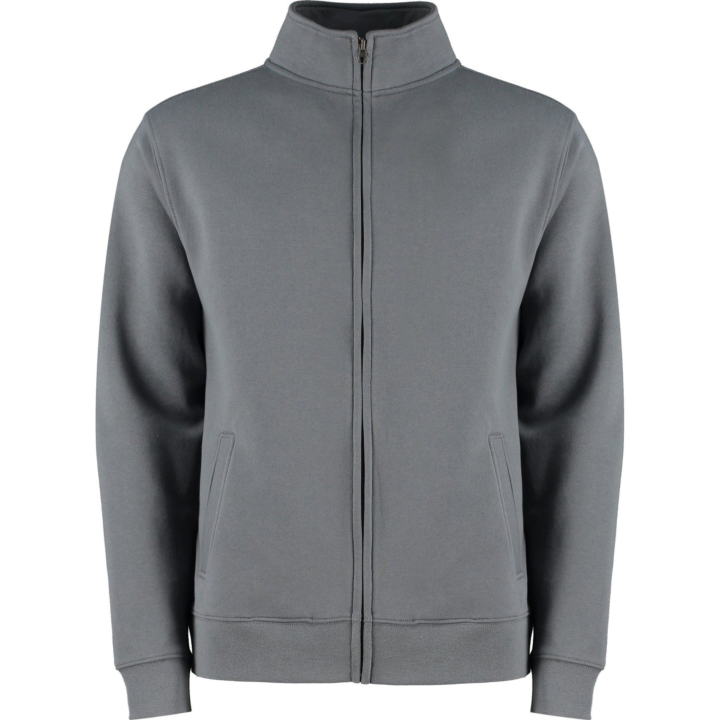 Kustom Kit Regular Fit Zipped Sweatshirt 80% Cotton Vented Pockets XS-2XL