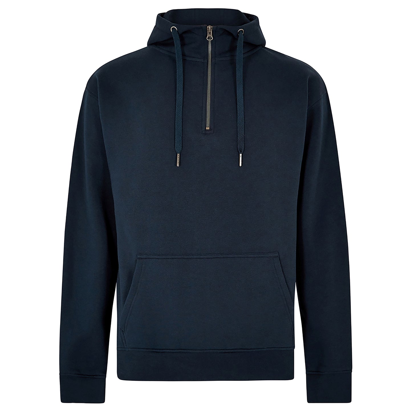 Kustom Kit Regular Fit 1/4 Zip Hoodie Cotton Blend with Kangaroo Pocket