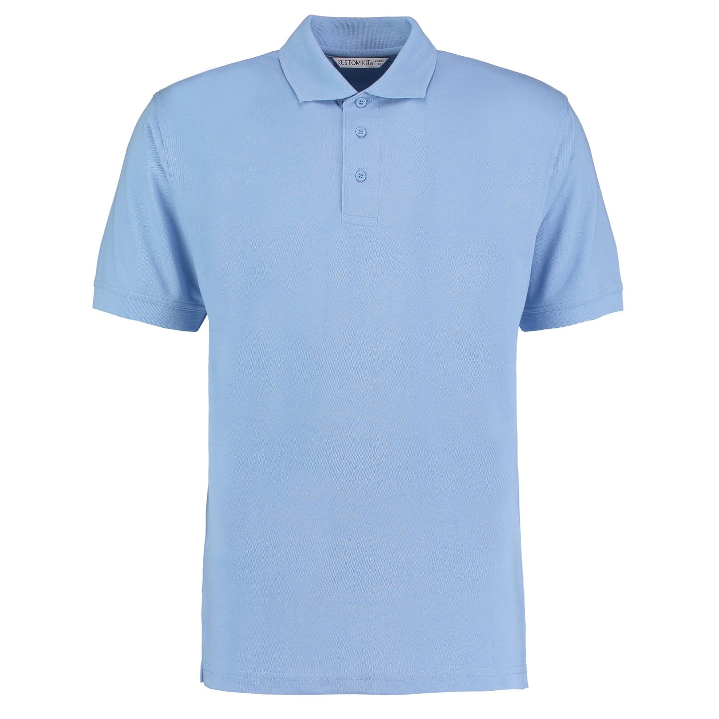 Kustom Kit Klassic Polo Superwash 60Â°C Classic Fit Light Blue Size XS-3XL