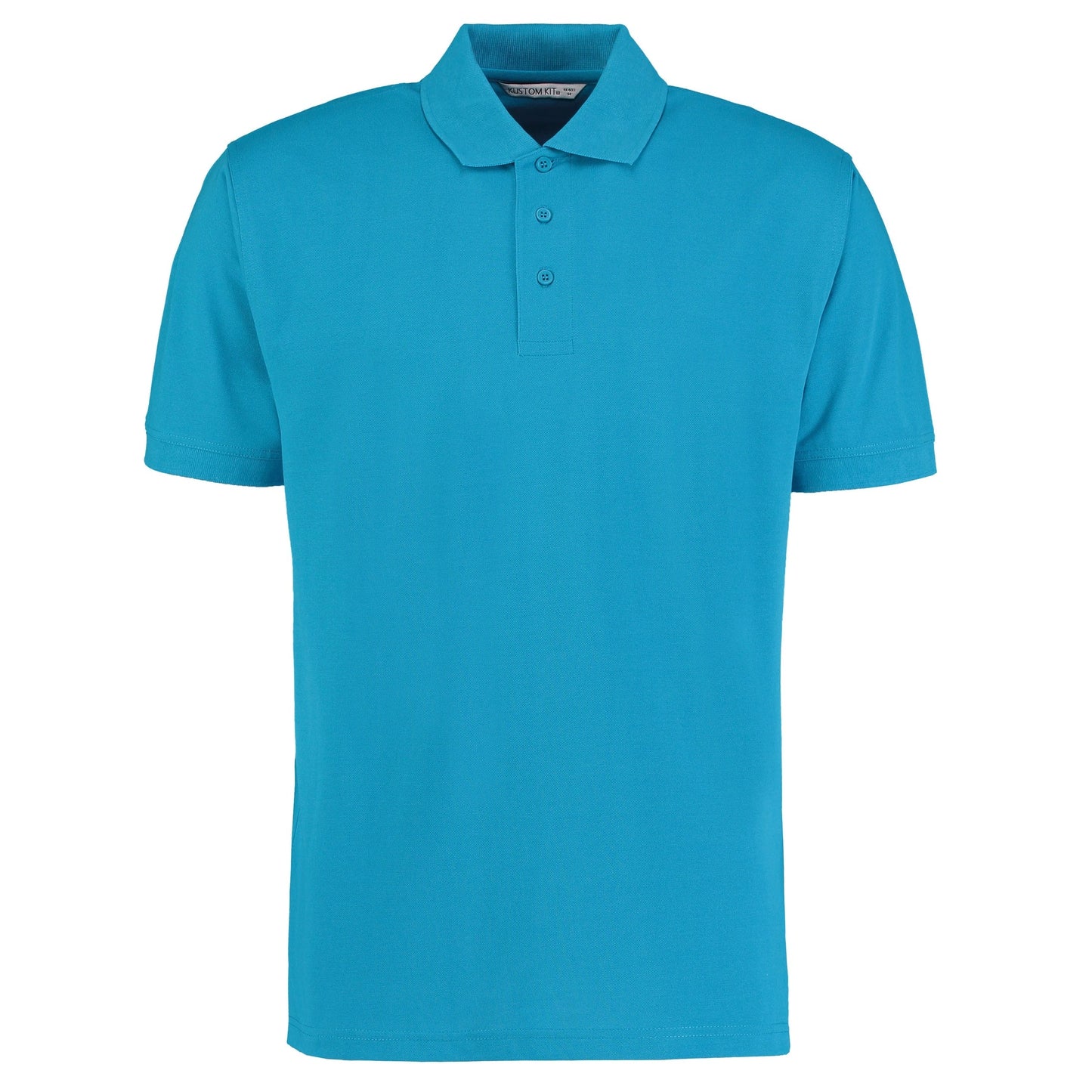Kustom Kit Klassic Polo Superwash 60Â°C Classic Fit Turquoise Size XS-5XL