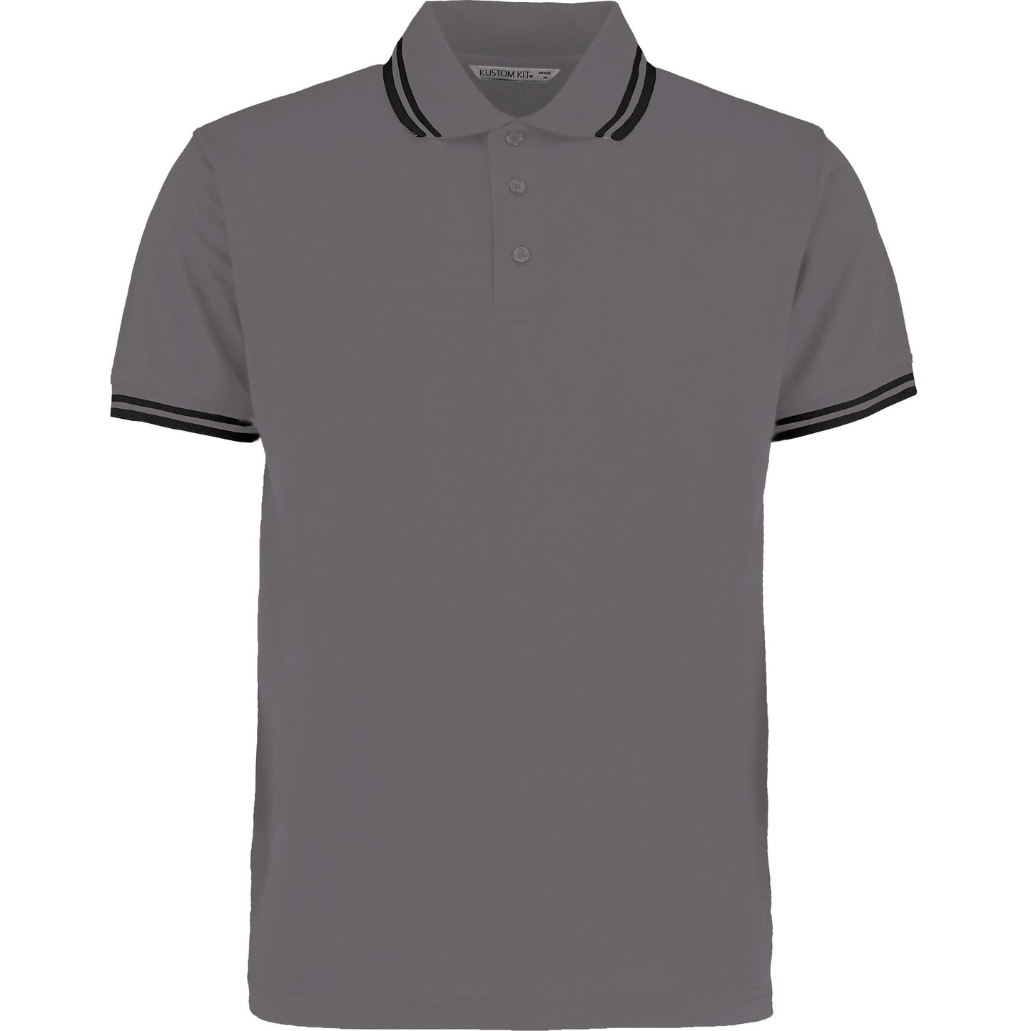 Kustom Kit Tipped Collar Polo Classic Fit Contrast Tipping Various Colours S-3XL