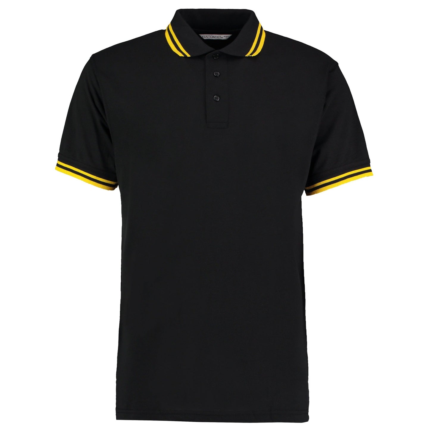 Kustom Kit Tipped Collar Polo Classic Fit Contrast Tipping Various Colours S-3XL