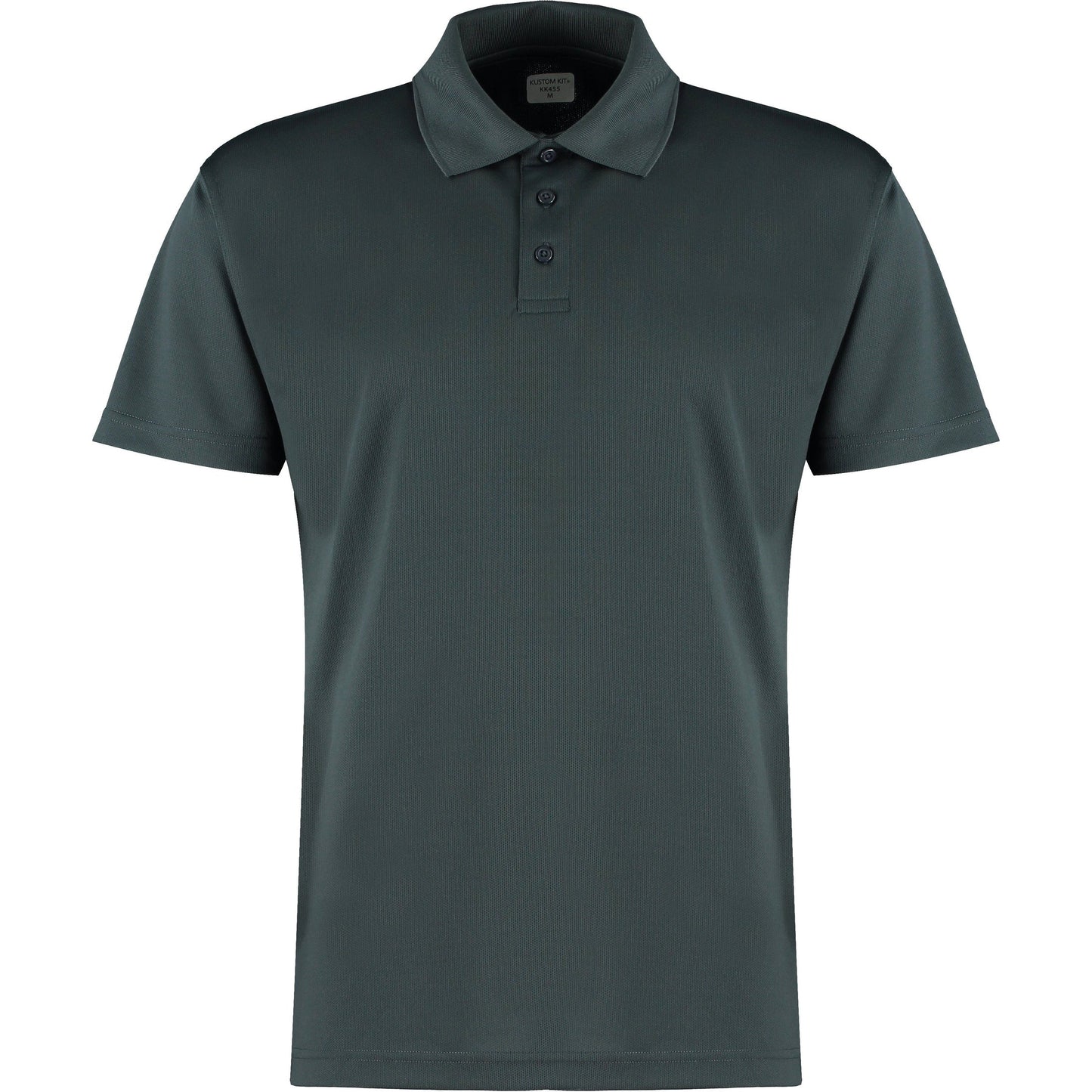 Kustom Kit Cooltex Plus Micro Mesh Polo Shirt Regular Fit 1x1 Ribbed Collar