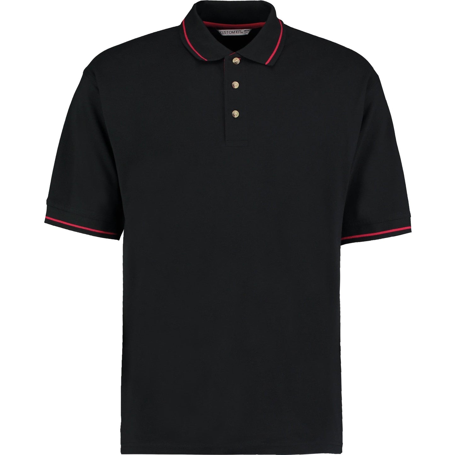 Kustom Kit St Mellion Polo Shirt Classic Fit 100% Cotton Contrast Tipping