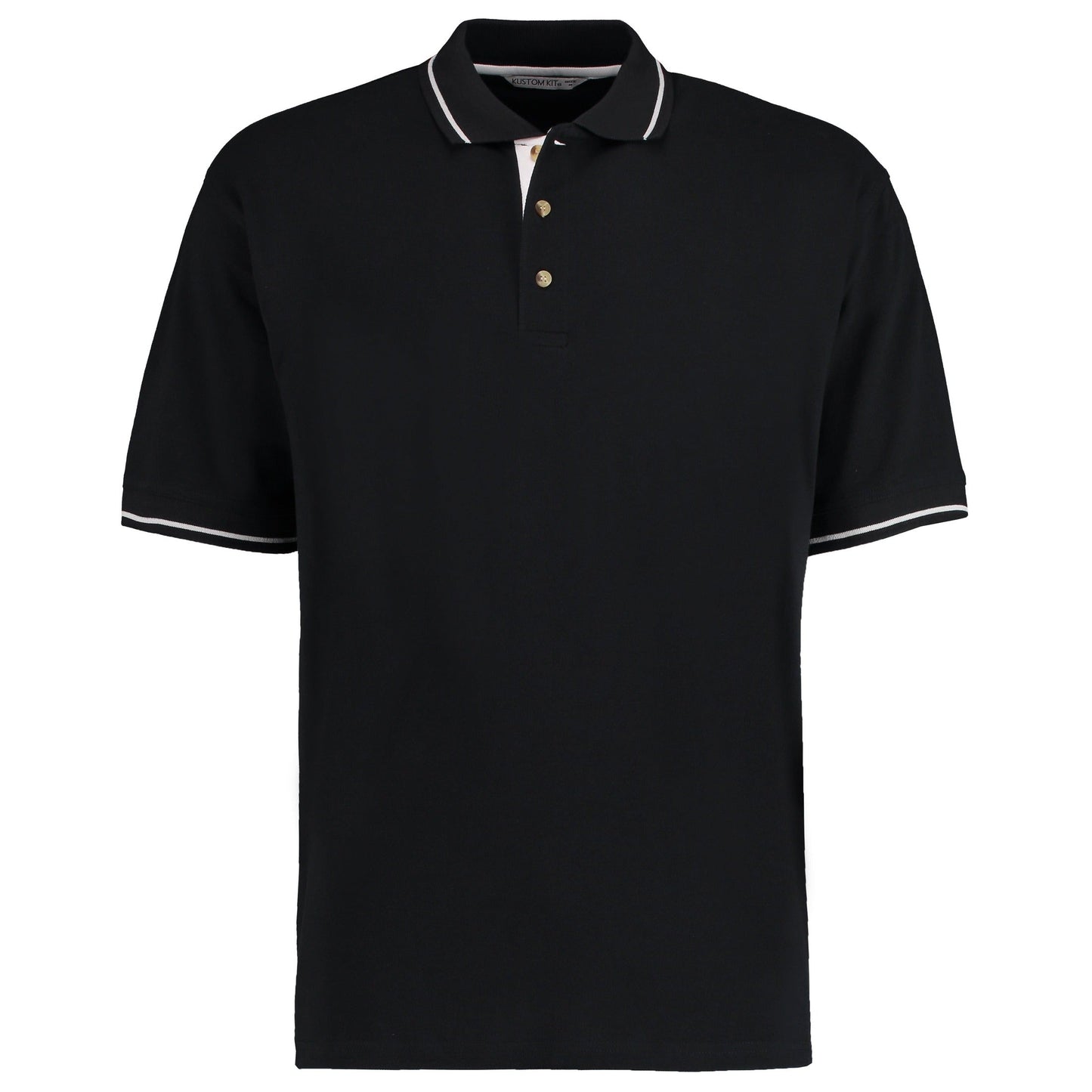 Kustom Kit St Mellion Polo Shirt Classic Fit 100% Cotton Contrast Tipping