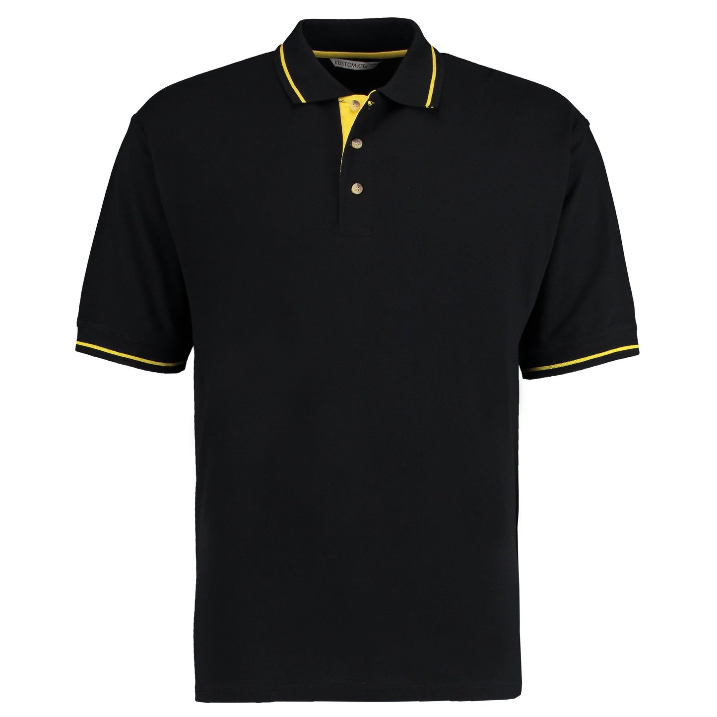 Kustom Kit St Mellion Polo Shirt Classic Fit 100% Cotton Contrast Tipping