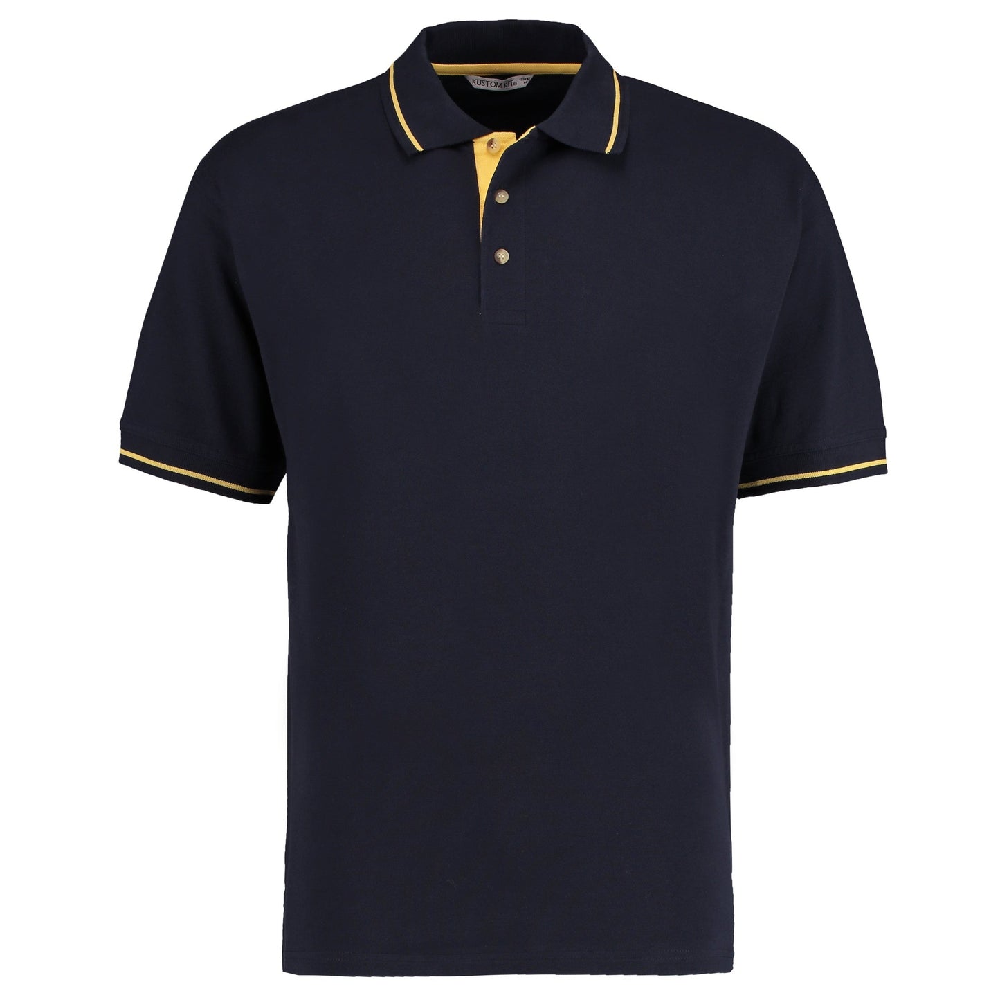 Kustom Kit St Mellion Polo Shirt Classic Fit 100% Cotton Contrast Tipping