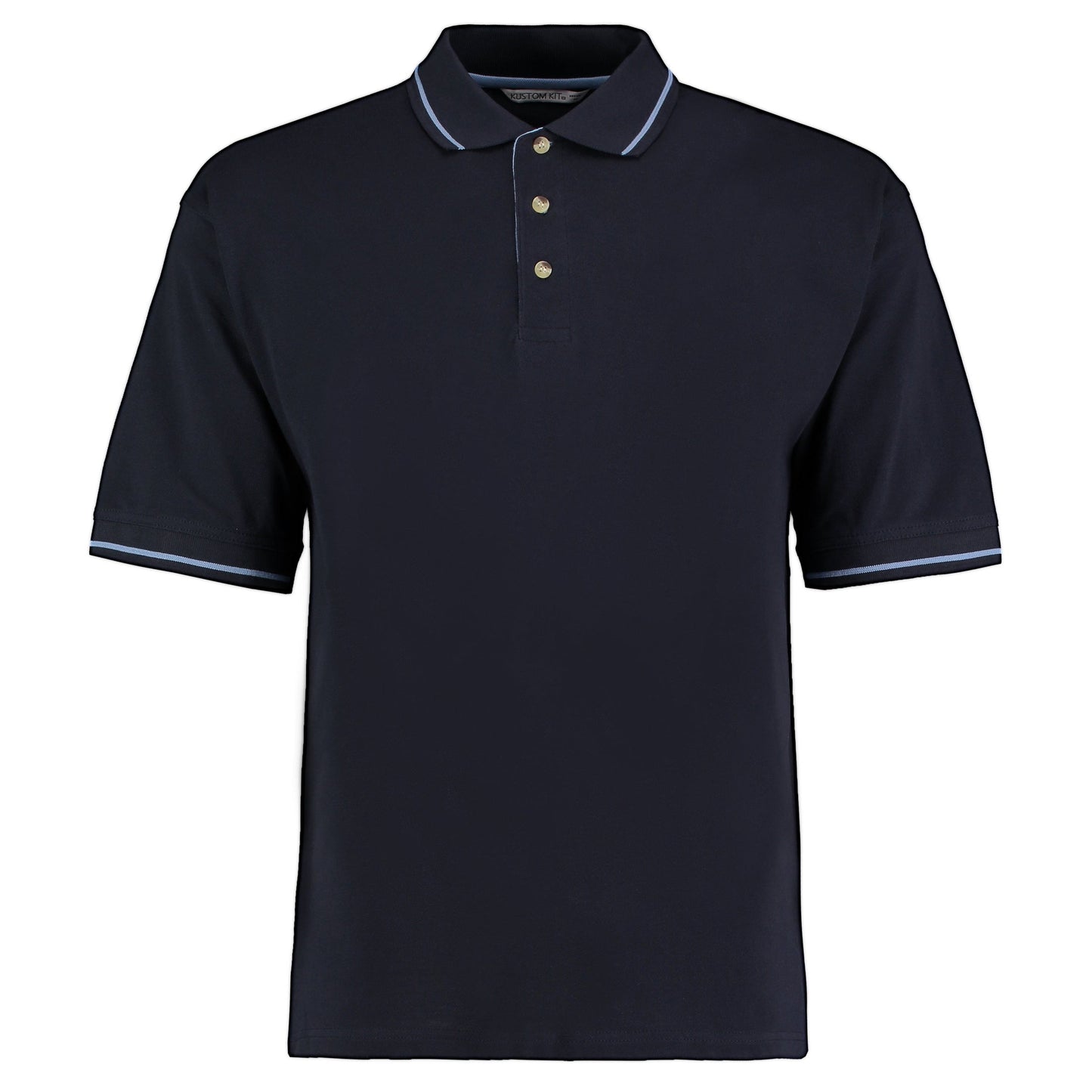 Kustom Kit St Mellion Polo Shirt Classic Fit 100% Cotton Contrast Tipping