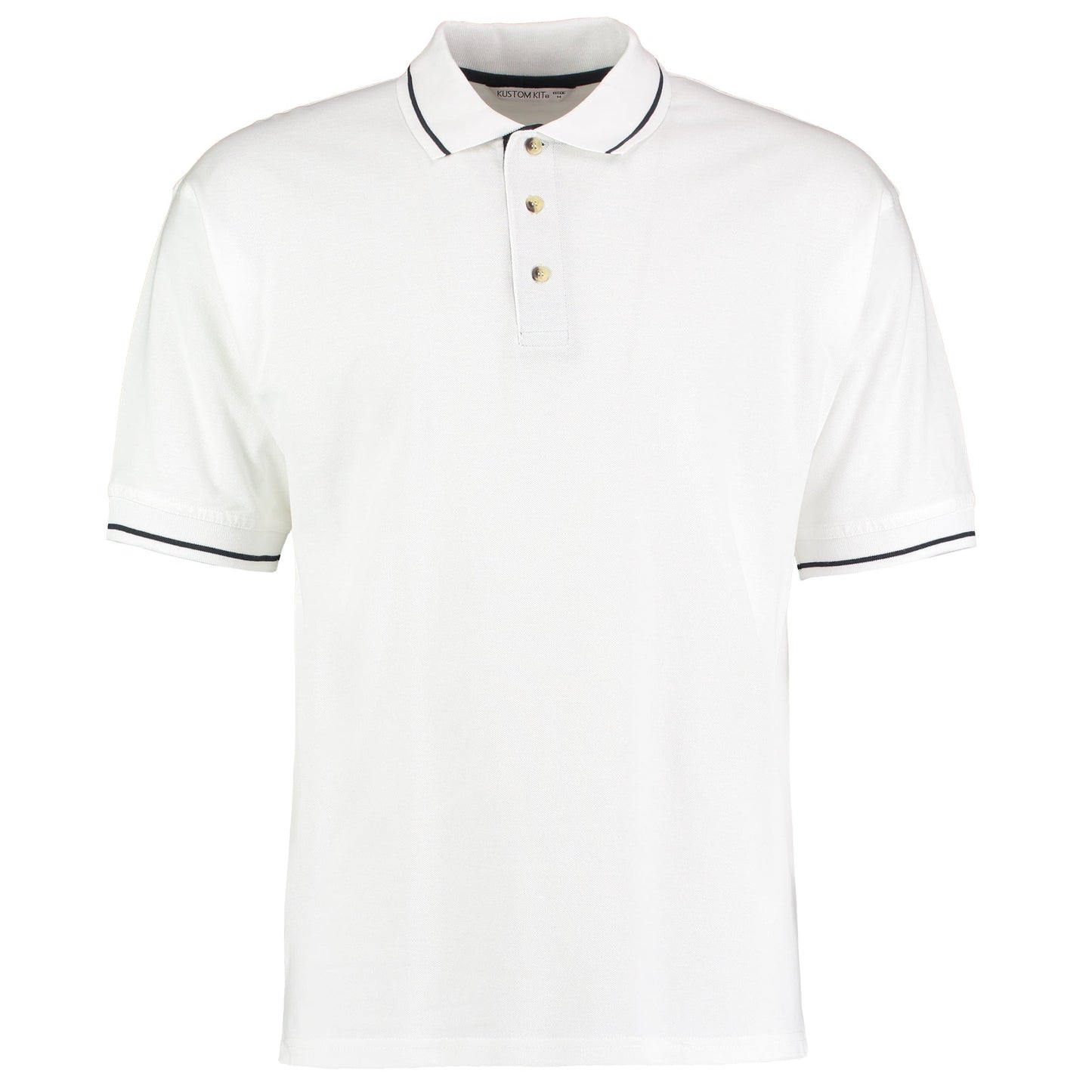 Kustom Kit St Mellion Polo Shirt Classic Fit 100% Cotton Contrast Tipping