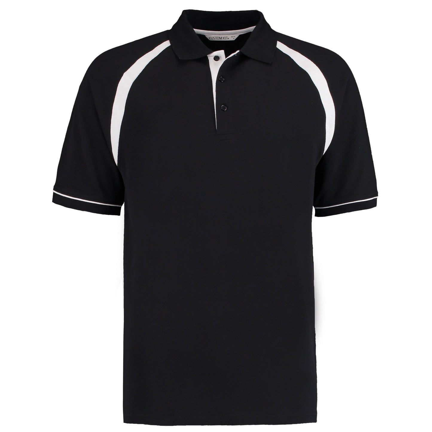 Kustom Kit Oak Hill Polo Classic Fit 100% Cotton Contrast Details Sizes S-2XL