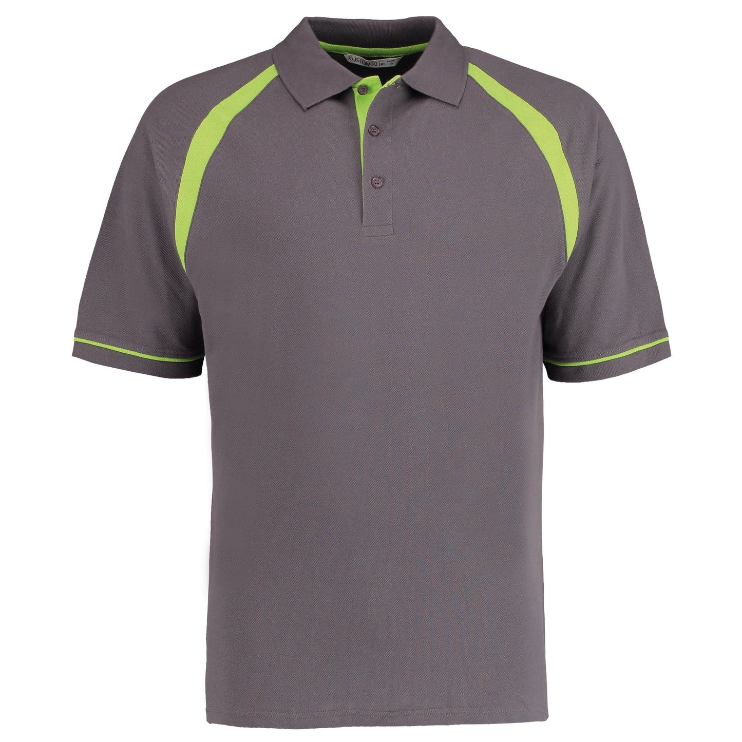 Kustom Kit Oak Hill Polo Classic Fit 100% Cotton Contrast Details Sizes S-2XL