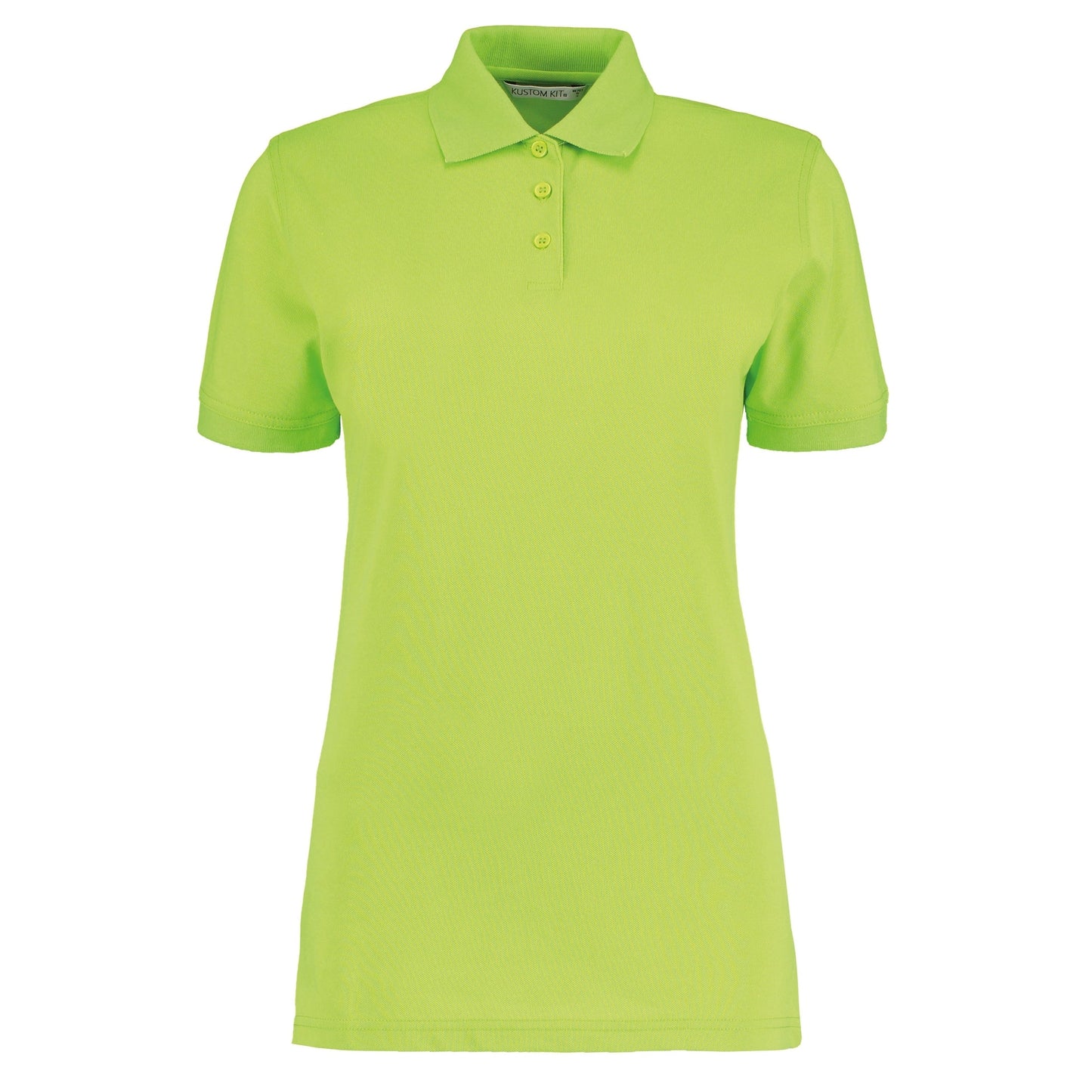 Kustom Kit Klassic Women's Polo Superwash 60Â°C Classic Fit Lime Size 6-24