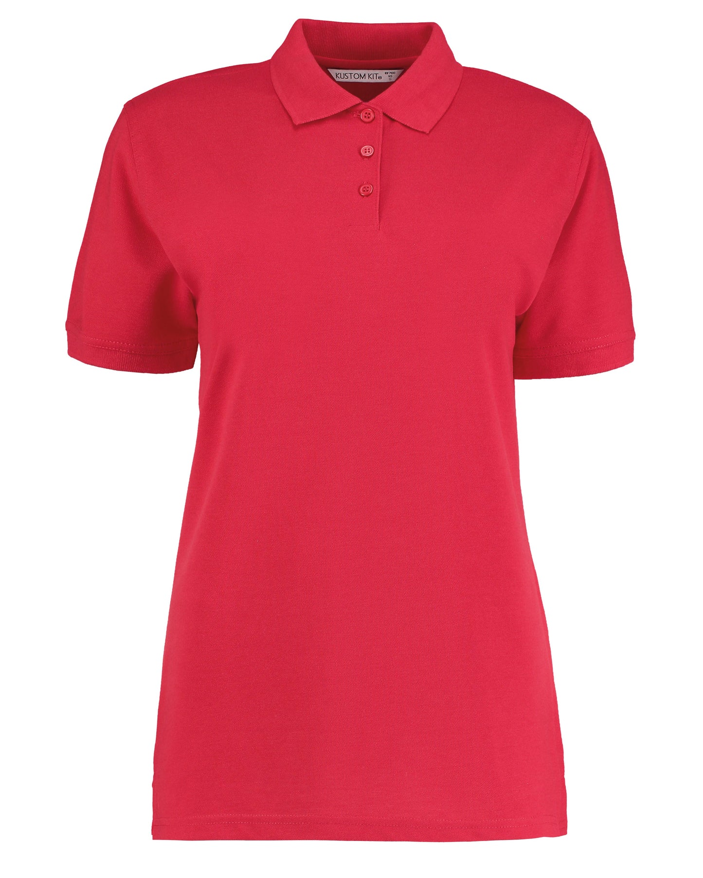 Kustom Kit Klassic Women's Polo Superwash 60Â°C Classic Fit Red Size 6-24