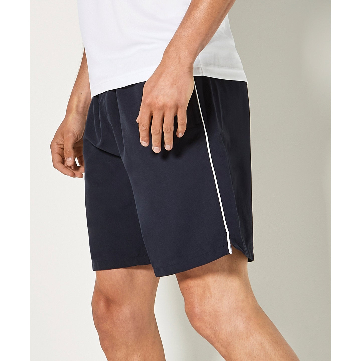 Kustom Kit Gamegear Track Shorts Classic Fit Elasticated Waist Zipped Pockets