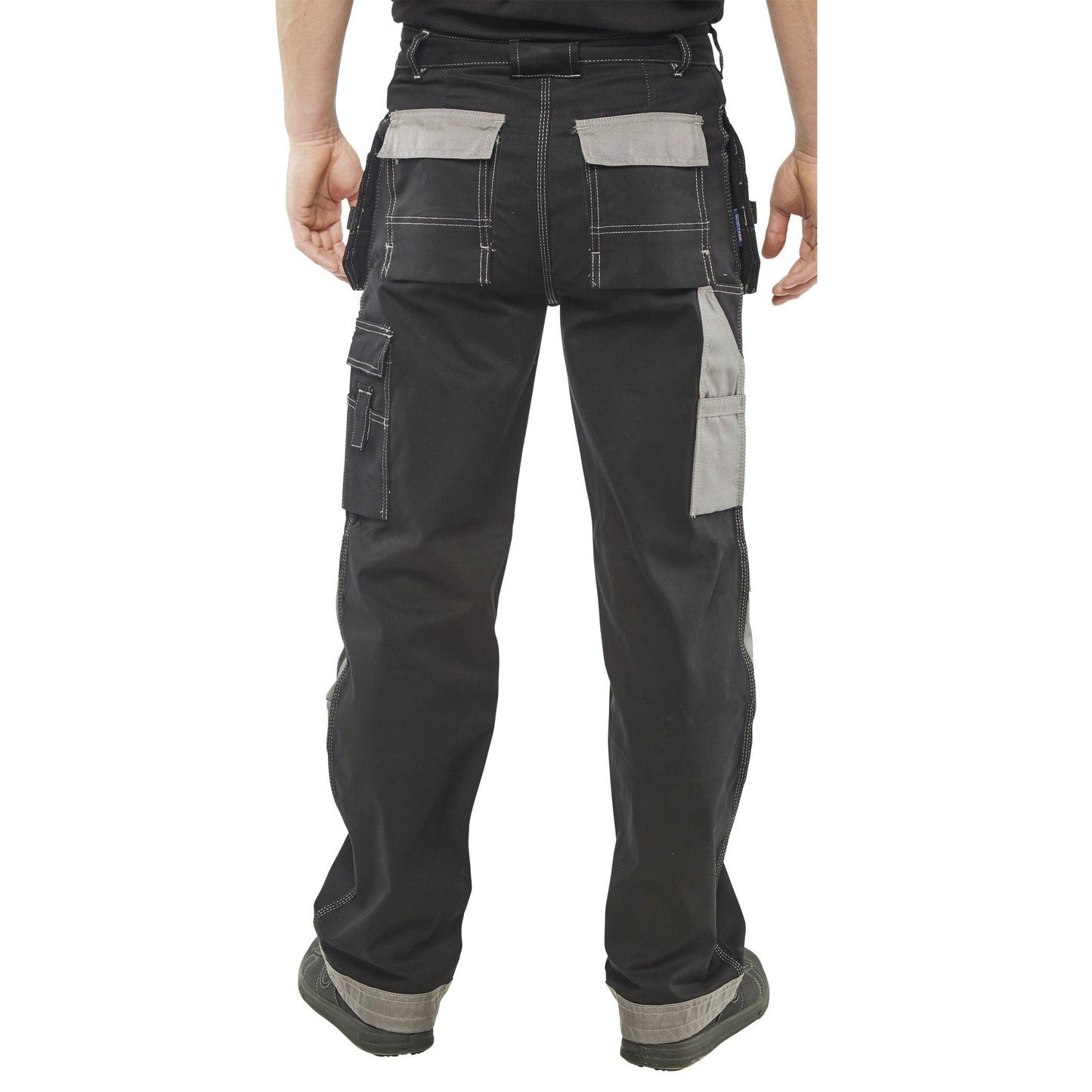 Beeswift Kington M/Pocket Trousers Cotton Stretch YKK Zip Tool Pouches