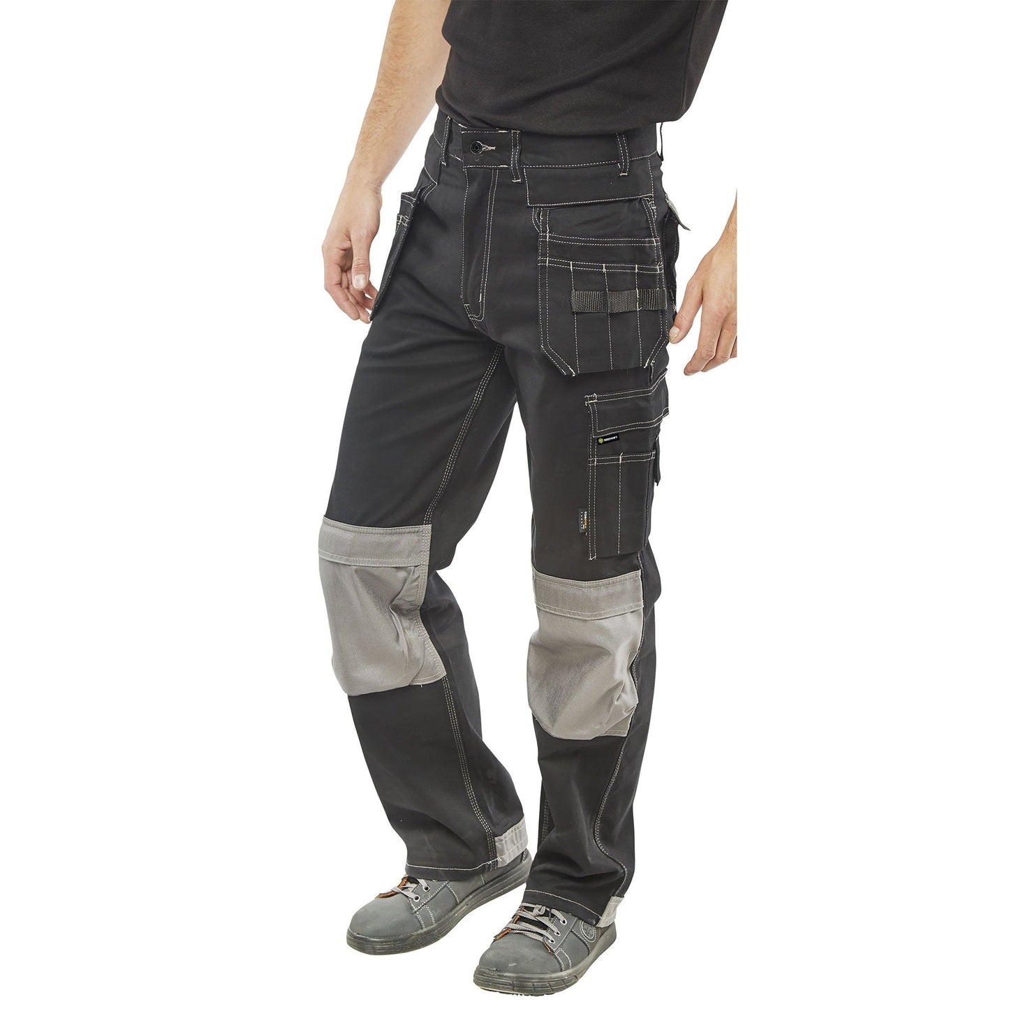 Beeswift Kington M/Pocket Trousers Cotton Stretch YKK Zip Tool Pouches