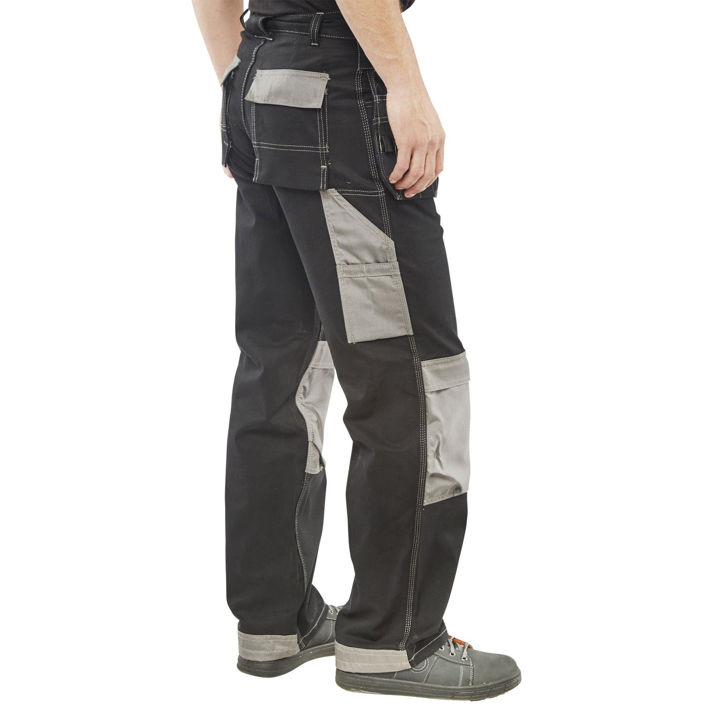 Beeswift Kington M/Pocket Trousers Cotton Stretch YKK Zip Tool Pouches