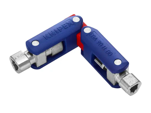 Knipex Double Joint Control Cabinet Key with Magnetic Bit Adapter 97mm