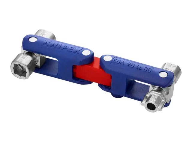 Knipex Double Joint Control Cabinet Key with Magnetic Bit Adapter 97mm