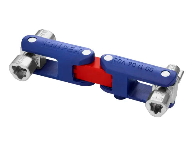 Knipex Double Joint Control Cabinet Key with Magnetic Bit Adapter 97mm