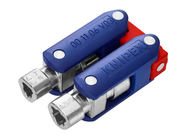 Knipex Double Joint Control Cabinet Key with Magnetic Bit Adapter 97mm